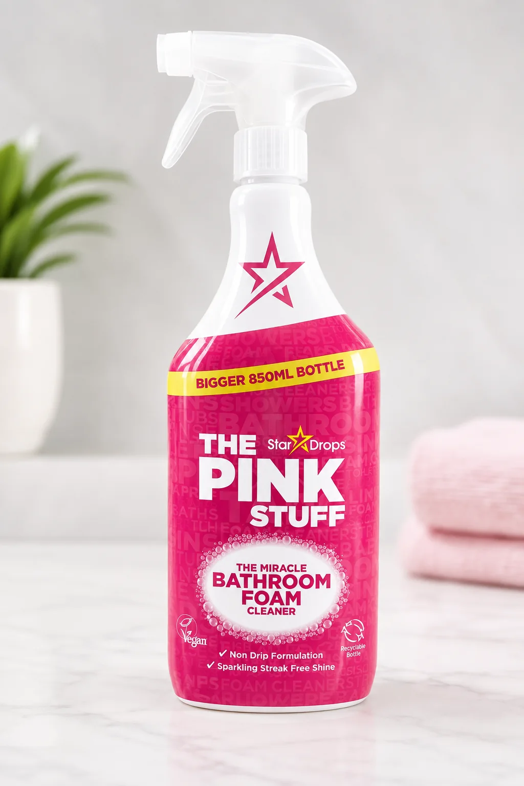 Produit d’entretien JEK Solutions : The Pink Stuff Bathroom Foam