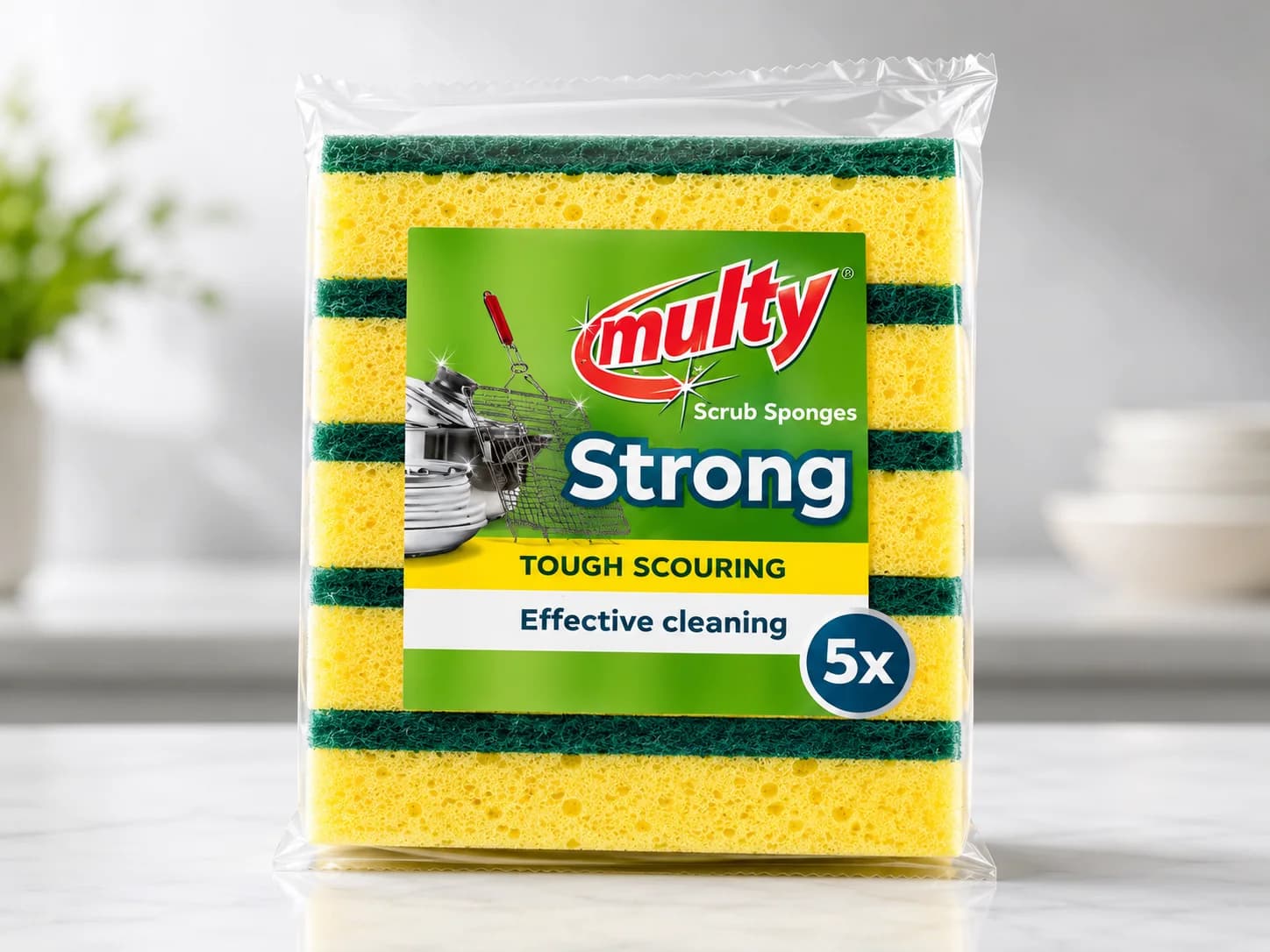 Produit d’entretien JEK Solutions : Multy Éponges 5x