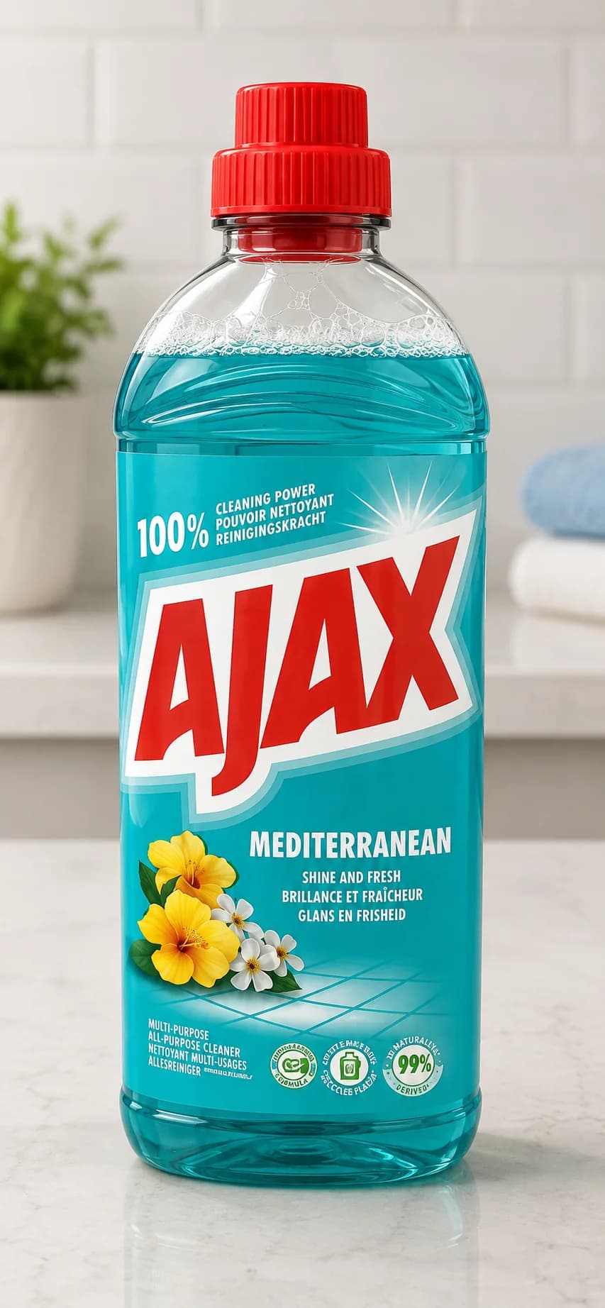 Produit d’entretien JEK Solutions : Ajax Mediterranean Bleu
