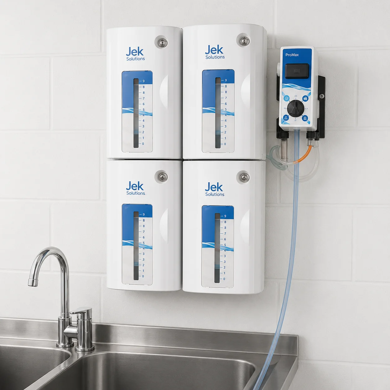 Produit d’entretien JEK Solutions : Station de dosage JEK Solutions